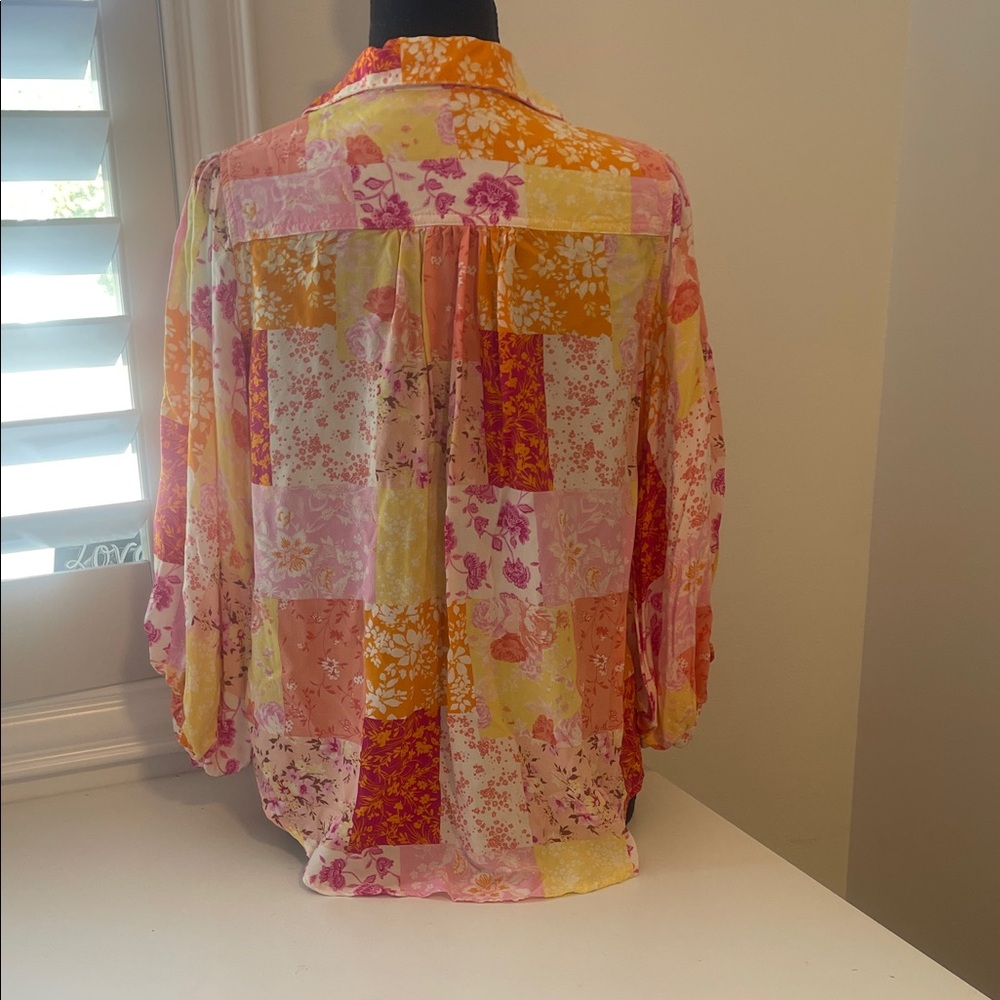 Fate Women's Multicolor Patchwork Blouse - image 3